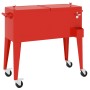 Carrito nevera con ruedas rojo 92x43x89 cm de vidaXL, Neveras - Ref: Foro24-93743, Precio: 176,99 €, Descuento: %