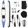 Kayak inflable poliéster azul 424x81x31 cm de vidaXL, Kayaks - Ref: Foro24-93436, Precio: 523,82 €, Descuento: %