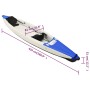 Blue polyester inflatable kayak 424x81x31 cm by vidaXL, Kayaks - Ref: Foro24-93436, Price: 523,82 €, Discount: %