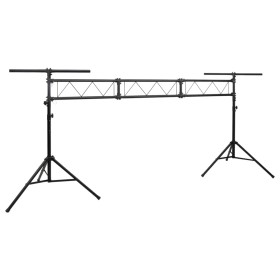 Black steel light support 438x115x(180-300) cm by vidaXL, Lighting effects - Ref: Foro24-70178, Price: 205,76 €, Discount: %