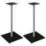 Soportes de altavoces 2 uds vidrio templado plata negro 1 pilar de vidaXL, Soportes para altavoces - Ref: Foro24-51816, Preci...