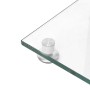 Lautsprecherständer 2 Stück gehärtetes Glas silber 4 Säulen von vidaXL, Lautsprecherständer - Ref: Foro24-51819, Preis: 80,56...