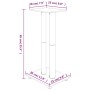 Speaker supports 2 units black and silver tempered glass 3 pillars by vidaXL, Speaker stands - Ref: Foro24-51807, Price: 63,9...