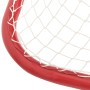 Portería de hockey poliéster rojo y blanco 183x71x122 cm de vidaXL, Porterías de hockey sobre hierba - Ref: Foro24-93755, Pre...