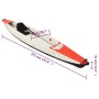 Kayak inflable poliéster rojo 375x72x31 cm de vidaXL, Kayaks - Ref: Foro24-93434, Precio: 353,74 €, Descuento: %