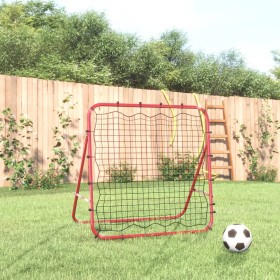 Adjustable rebound net for soccer made of steel and PE 96x80x96 cm by vidaXL, Accessories for soccer goals - Ref: Foro24-9373...