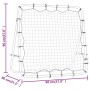 Adjustable rebound net for soccer made of steel and PE 96x80x96 cm by vidaXL, Accessories for soccer goals - Ref: Foro24-9373...