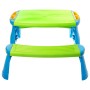 Mesa de pícnic para niños polipropileno 89,5x84,5x48 cm de vidaXL, muebles para bebés y niños pequeños - Ref: Foro24-94212, P...