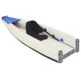 Blue polyester inflatable kayak 375x72x31 cm by vidaXL, Kayaks - Ref: Foro24-93433, Price: 353,74 €, Discount: %