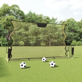 Black and yellow polyester soccer rebound net 183x85x120cm by vidaXL, soccer goals - Ref: Foro24-93760, Price: 82,99 €, Disco...