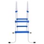 Pool ladder steel blue and white 84 cm by vidaXL, Pool stairs and ramps - Ref: Foro24-93805, Price: 62,25 €, Discount: %