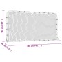 Black HDPE football rebound net 366x90x183 cm by vidaXL, soccer goals - Ref: Foro24-93762, Price: 121,99 €, Discount: %