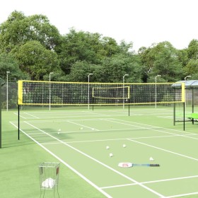 Badminton net PE fabric yellow and black 600x155 cm by vidaXL, badminton nets - Ref: Foro24-93745, Price: 38,45 €, Discount: %