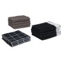 Set of 12 black and gray cotton dishcloths by vidaXL, Towels - Ref: Foro24-136294, Price: 28,04 €, Discount: %