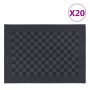 Kitchen towels 20 units black and grey cotton 50x70 cm by vidaXL, Kitchen cloths - Ref: Foro24-136277, Price: 51,32 €, Discou...