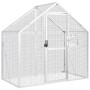 Vogelhaus aus silbernem Aluminium, 179 x 100 x 185 m von vidaXL, Füße und Vogelkäfige - Ref: Foro24-152258, Preis: 358,89 €, ...