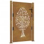 Puerta de jardín acero corten diseño árbol 105x130 cm de vidaXL, Puertas de jardín - Ref: Foro24-153162, Precio: 229,08 €, De...