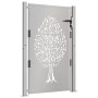 Puerta de jardín acero corten diseño árbol 105x130 cm de vidaXL, Puertas de jardín - Ref: Foro24-153162, Precio: 229,08 €, De...