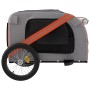 Remolque de bicicleta mascotas hierro tela Oxford naranja negro de vidaXL, Cochecitos para mascotas - Ref: Foro24-93879, Prec...