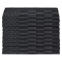 Kitchen cloths 50 pcs black and gray cotton 50x70 cm by vidaXL, Kitchen cloths - Ref: Foro24-136278, Price: 70,92 €, Discount: %