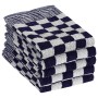 Set of 20 blue and white cotton cloths by vidaXL, Towels - Ref: Foro24-136289, Price: 49,99 €, Discount: %