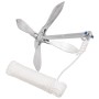 Folding anchor with silver malleable iron rope 10 kg by vidaXL, Anchors - Ref: Foro24-94279, Price: 110,85 €, Discount: %