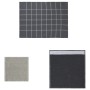 Set of 12 gray cotton cloths by vidaXL, Towels - Ref: Foro24-136295, Price: 30,99 €, Discount: %