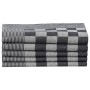 Set of cloths 50 units black and white cotton by vidaXL, Towels - Ref: Foro24-136293, Price: 90,99 €, Discount: %