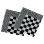 Set of cloths 50 units black and white cotton by vidaXL, Towels - Ref: Foro24-136293, Price: 90,99 €, Discount: %