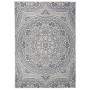 Alfombra de exterior de tejido plano rayas azules 140x200 cm de vidaXL, Alfombras - Ref: Foro24-340831, Precio: 49,44 €, Desc...