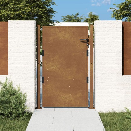 Puerta de jardín acero corten 105x155 cm de vidaXL, Puertas de jardín - Ref: Foro24-153205, Precio: 314,99 €, Descuento: %