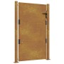 Puerta de jardín acero corten 105x155 cm de vidaXL, Puertas de jardín - Ref: Foro24-153205, Precio: 314,99 €, Descuento: %