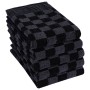 Set of 50 black and gray cotton cloths by vidaXL, Towels - Ref: Foro24-136287, Price: 83,50 €, Discount: %