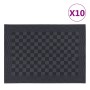 Kitchen cloths 10 pcs black and gray cotton 50x70 cm by vidaXL, Kitchen cloths - Ref: Foro24-136276, Price: 34,27 €, Discount: %