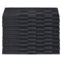 Kitchen cloths 10 pcs black and gray cotton 50x70 cm by vidaXL, Kitchen cloths - Ref: Foro24-136276, Price: 34,27 €, Discount: %