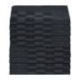 Kitchen cloths 10 pcs black and gray cotton 50x70 cm by vidaXL, Kitchen cloths - Ref: Foro24-136276, Price: 34,27 €, Discount: %