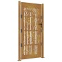 Puerta de jardín acero corten diseño bambú 105x205 cm de vidaXL, Puertas de jardín - Ref: Foro24-153189, Precio: 336,00 €, De...