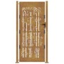 Puerta de jardín acero corten diseño bambú 105x205 cm de vidaXL, Puertas de jardín - Ref: Foro24-153189, Precio: 336,00 €, De...