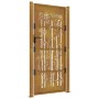 Puerta de jardín acero corten diseño bambú 105x180 cm de vidaXL, Puertas de jardín - Ref: Foro24-153188, Precio: 230,99 €, De...