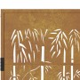 Puerta de jardín acero corten diseño bambú 105x180 cm de vidaXL, Puertas de jardín - Ref: Foro24-153188, Precio: 230,99 €, De...