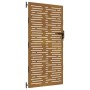 Puerta de jardín acero corten diseño cuadrado 85x175 cm de vidaXL, Puertas de jardín - Ref: Foro24-153248, Precio: 209,99 €, ...