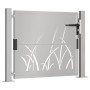 Puerta de jardín acero corten diseño hierba 105x80 cm de vidaXL, Puertas de jardín - Ref: Foro24-153172, Precio: 181,99 €, De...