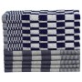 Set of 50 blue and white cotton cloths by vidaXL, Towels - Ref: Foro24-136290, Price: 83,50 €, Discount: %