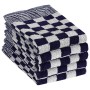 Set of 50 blue and white cotton cloths by vidaXL, Towels - Ref: Foro24-136290, Price: 83,50 €, Discount: %