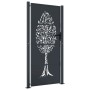 Anthracite gray steel garden gate tree design 105x205 cm by vidaXL, garden gates - Ref: Foro24-153159, Price: 318,97 €, Disco...