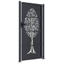 Anthracite gray steel garden gate tree design 105x205 cm by vidaXL, garden gates - Ref: Foro24-153159, Price: 318,97 €, Disco...