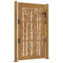 Puerta de jardín acero corten diseño bambú 105x155 cm de vidaXL, Puertas de jardín - Ref: Foro24-153187, Precio: 245,30 €, De...