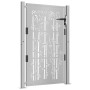 Puerta de jardín acero corten diseño bambú 105x155 cm de vidaXL, Puertas de jardín - Ref: Foro24-153187, Precio: 245,30 €, De...