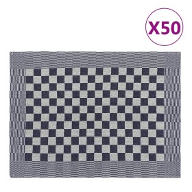 Küchentücher 50 Stück blau-weiße Baumwolle 50x70 cm von vidaXL, Küchentücher - Ref: Foro24-136281, Preis: 64,37 €, Rabatt: %