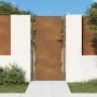 Puerta de jardín acero corten 105x180 cm de vidaXL, Puertas de jardín - Ref: Foro24-153206, Precio: 290,84 €, Descuento: %